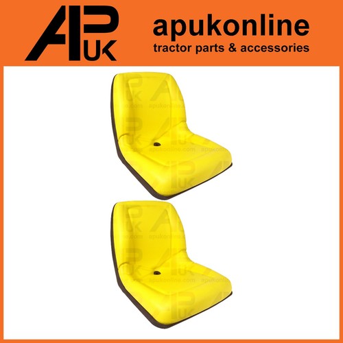 High back yellow seat pan - 2x,