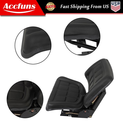 Tractor seat backrest black - w/,