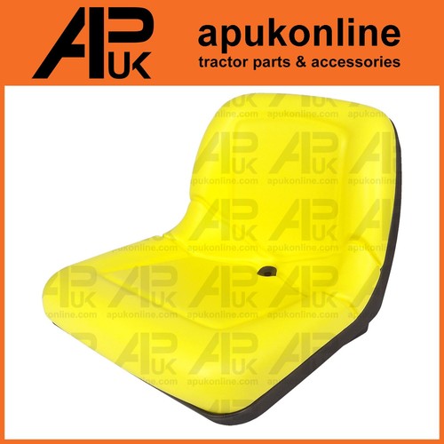 Low back yellow seat pan - back,